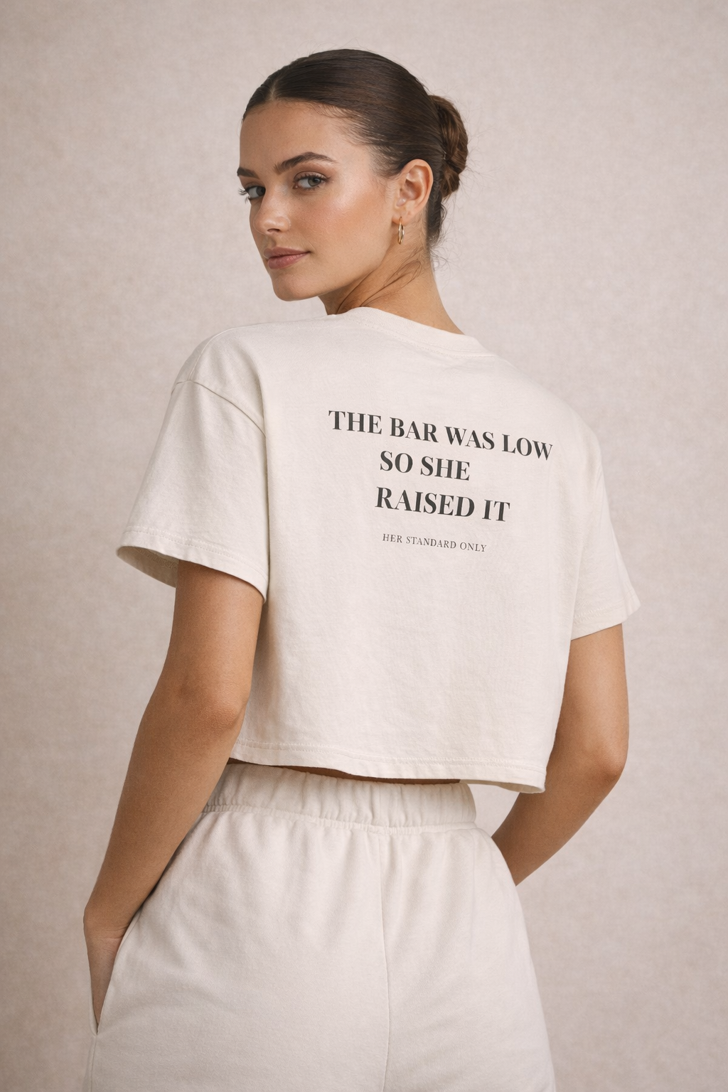 Not Lowering the Bar Crop Tee